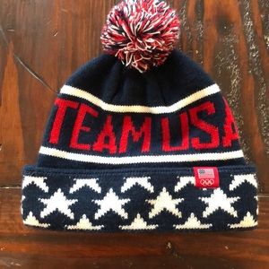 Team USA winter beanie